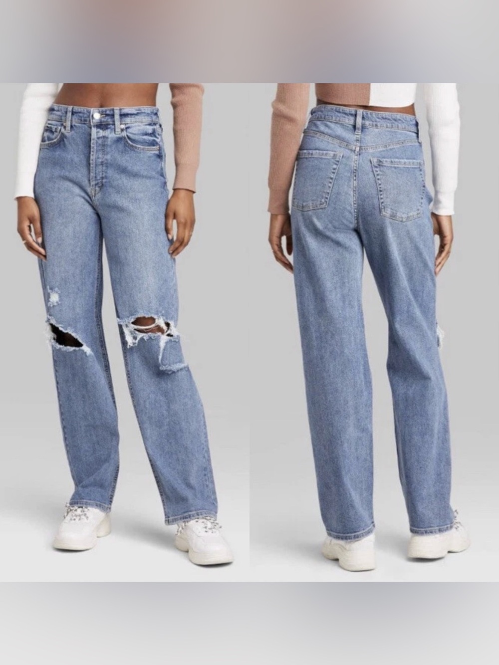 Wild Fable Super High-Rise Straight Jeans Women's US Size 14